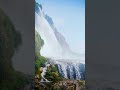 This Swiss Waterfall Will Blow Your Mind 🌊 #waterfall #viral #trending
