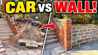 A Car Smashed Into This Wall Heres How I Rebuilt It