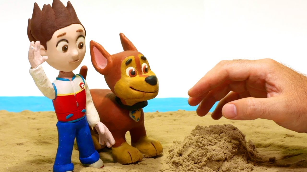 funny pranks videos Paw Patrol clay cartoon 💕 Superhero Play Doh Stop motion videos