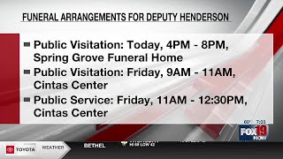 Public visitation services set to begin for Deputy Larry Henderson