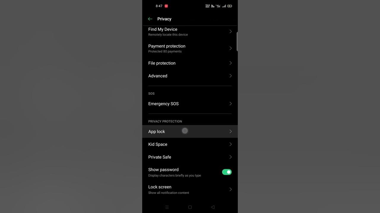 oppo-a53-hide-apps-youtube