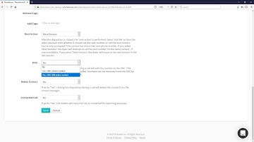 Dialing Set Disposition Button Options Inside of PhoneBurner