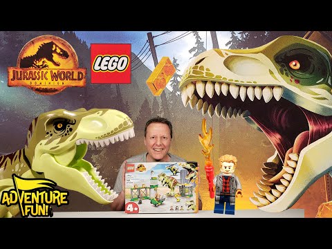 LEGO Jurassic World ganha primeiro trailer com T-Rex de plástico ~ Action  Game Blog