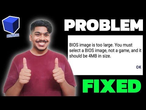 Bios image is too large. you must select a bios image not a game and it should be 4mb in size 🔥