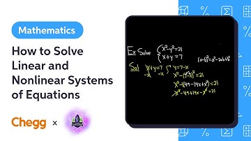 How to Solve Linear and Nonlinear Systems of Equations Ft. The Math Sorcerer