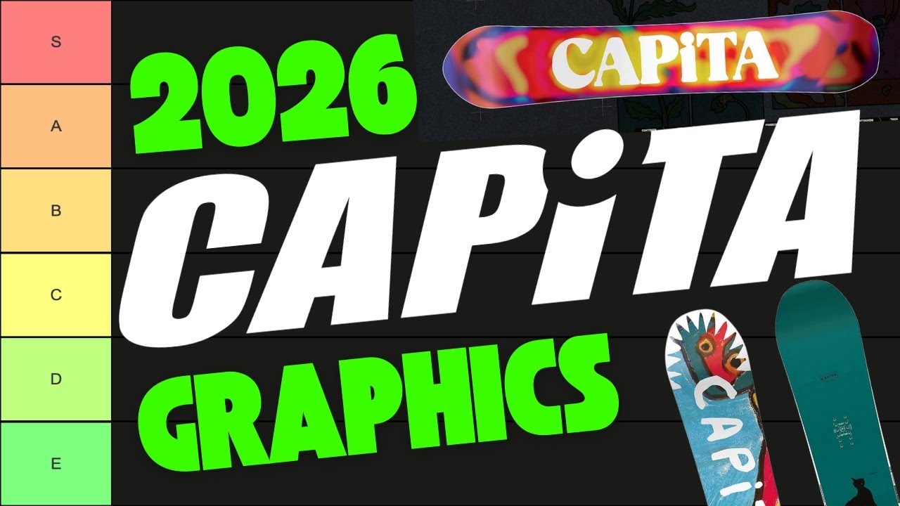 2026 CAPITA Snowboard Graphics RANKED! (First Impressions & Tier List ...