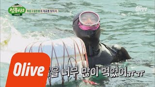 island trio2 자꾸만 푸드덕, 이수근도 못하는게 있다? 이대로 물질 포기..? 180730 EP.6