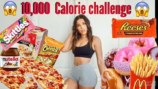 10,000 CALORIE CHALLENGE | GIRL VS FOOD