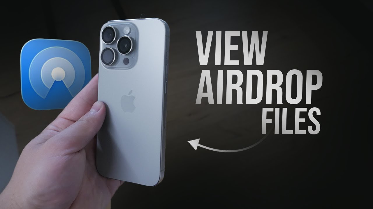 Iphone Airdrop Example How to View Airdrop Files on iPhone (tutorial) - YouTube