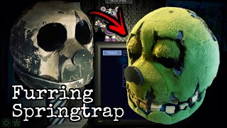 How to Apply Fabric to Cosplay: Furring Springtrap screenshot 3