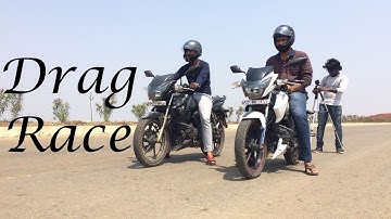 Drag Race ~Apache 160 vs 180= 180 Won