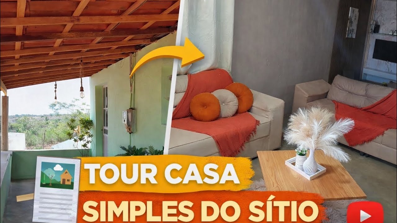 Tuor casa simples do sitio😍😍😍