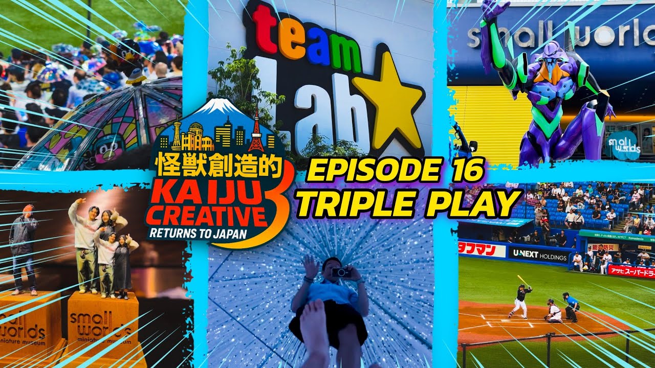 Kaiju Creative Returns to Japan - Episode 16 - Triple Play - Japan Travel Vlog 2025
