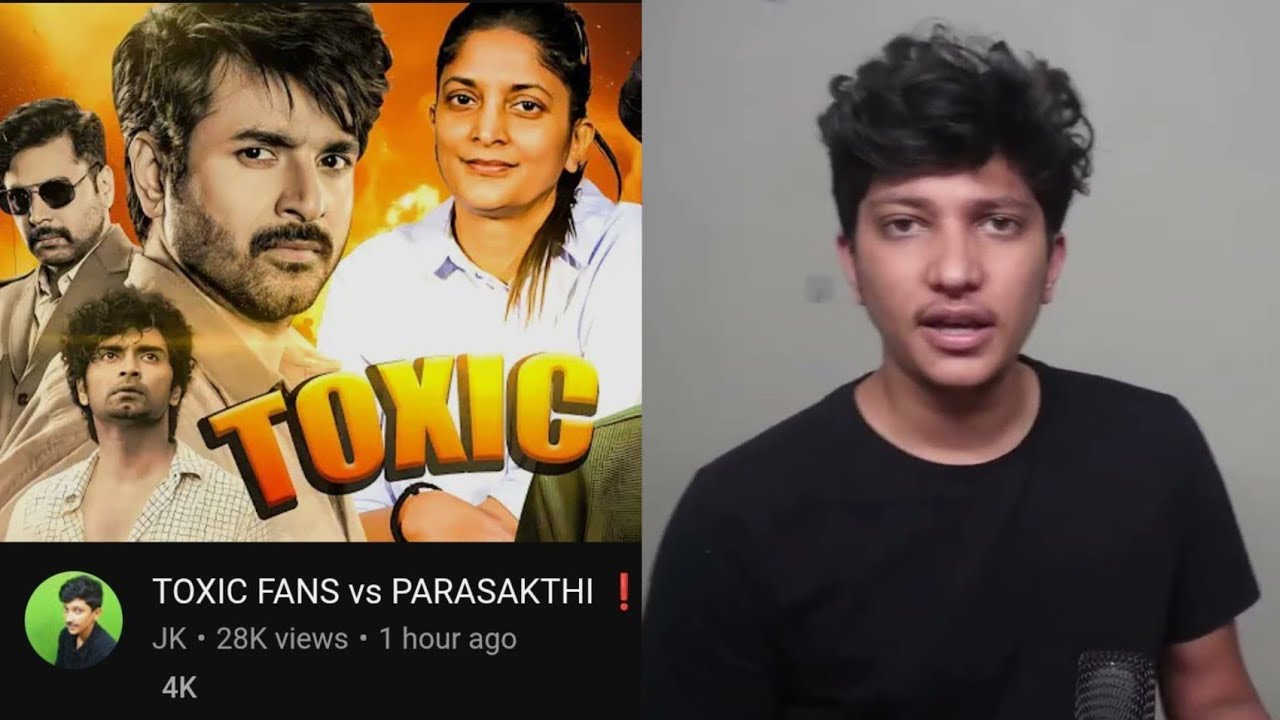 J K Tamil  vs vijay fans on J K Comment on Toxic vijay fans |Sivakarthikeyan Parasakthi|jana Nayagan