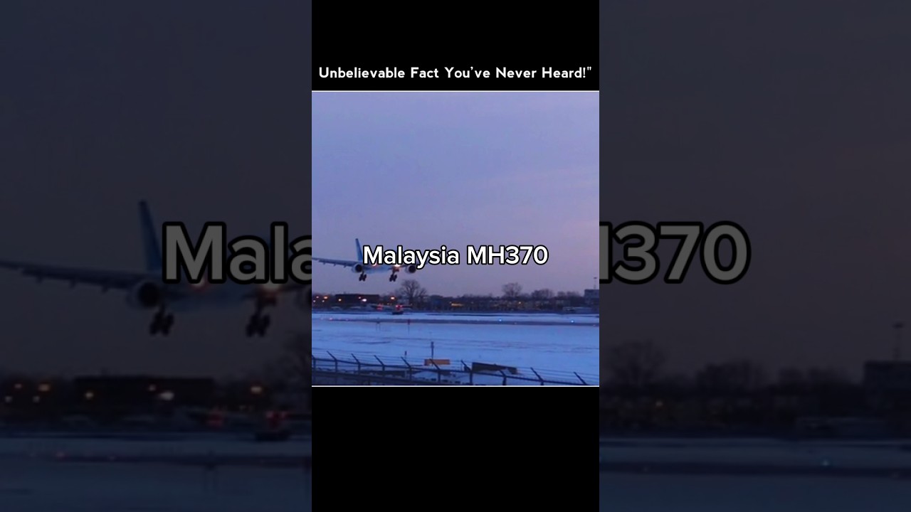 The plane that disappeared MH370 😬 Credits goes to 