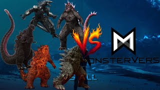 Ultimate Godzilla Army vs MonsterVerse | Shin, Mecha, Thermo, Earth &amp; Evolved Godzilla 