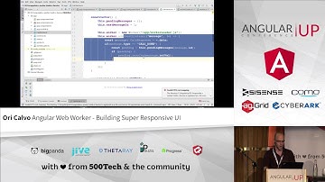 Ori Calvo - Angular Web Worker - Building Super Responsive UI | AngularUP 2016