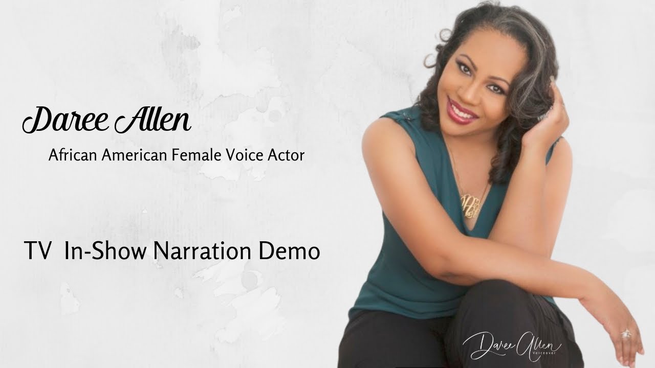 Daree Allen | TV In-Show Narration Demo | African American Female Voice Actor