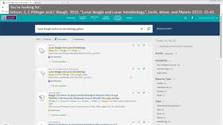 How to find a journal article in the Library catalogue
