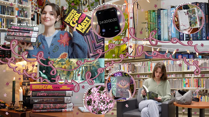 24 HOUR READATHON | reading so many great books for 24 hours🌷🕰️🌱