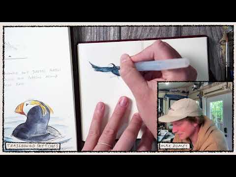 LIVE  From Alaska With Watercolor Artist Max Romey 🎨