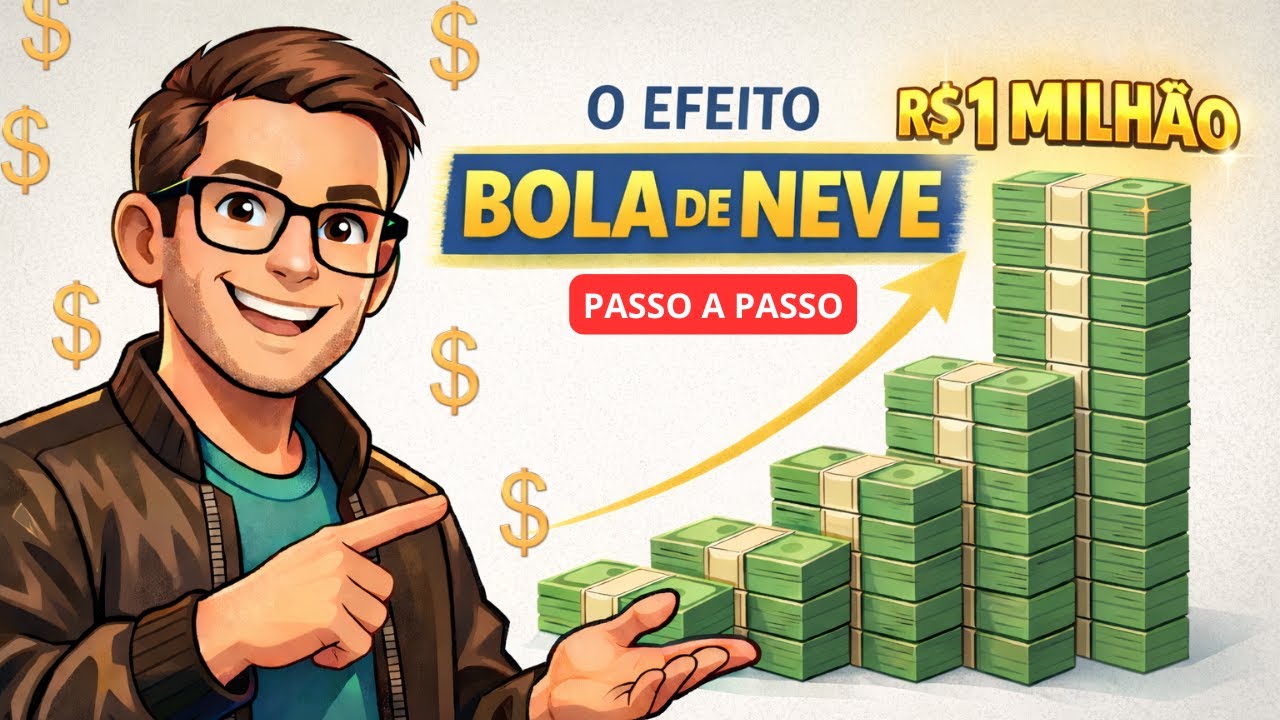 O Efeito Bola de Neve: Como Chegar no Primeiro R$1 Milhão com Juros Compostos