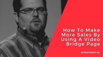 How To Make More Sales By Using A Video Bridge Page - Mark Harbert Interview, Marketing LLC