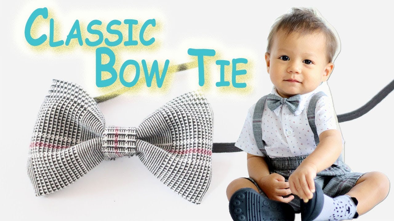 Dasi Pita Kupu-kupu - DIY Tutorial Cara Membuat Dasi Kupu-kupu (Belajar