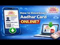 How to Download Aadhar card Online || Kannada #aadharcard #kannada