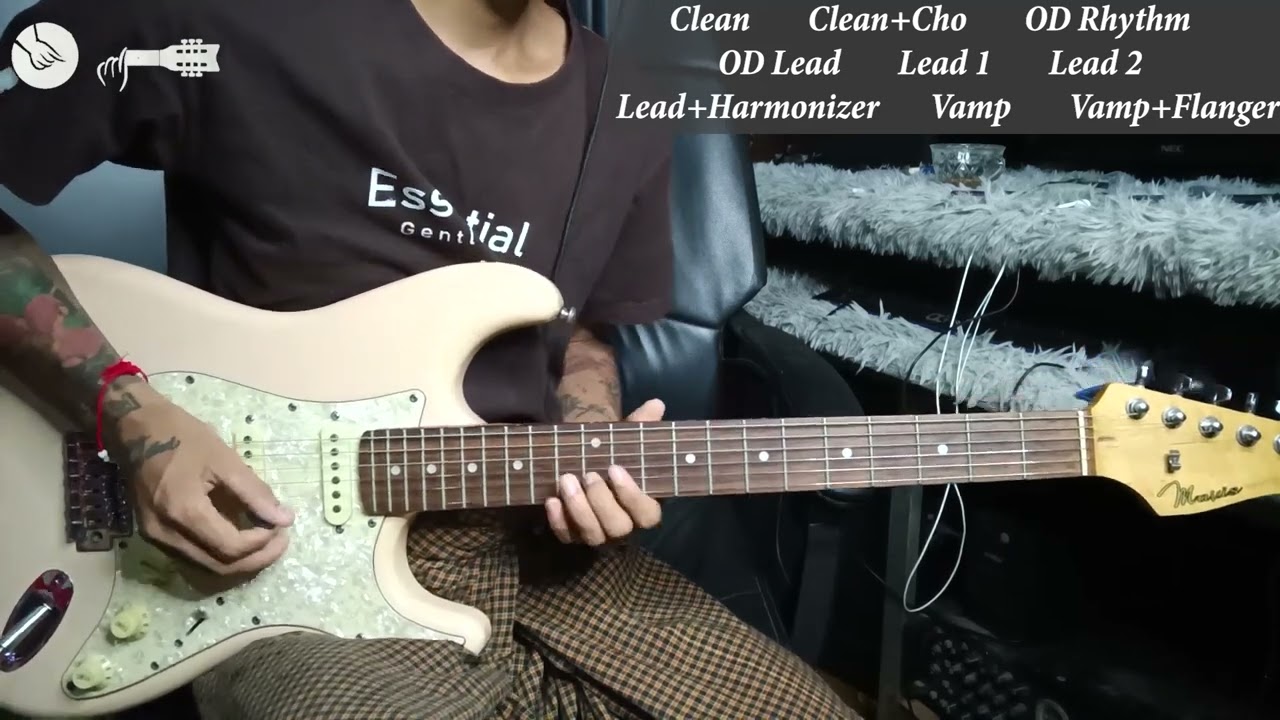 guitartest Mavis ( japan used ) SSS Pickup / 1 volume / 2 tones