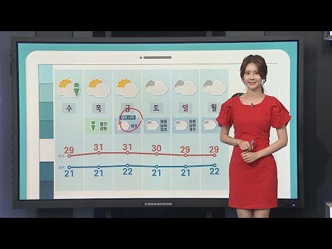 [날씨] 중부, 호남 중심 소나기…돌풍·벼락 동반 요란 / 연합뉴스TV (YonhapnewsTV)