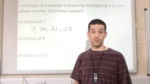 N8 - Factors &  Multiples Part 2