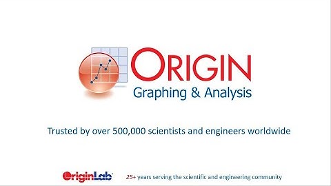 Origin - Graphing and Analysis Quick Overview