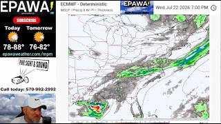 Wednesday July 22nd, 2026 video forecast