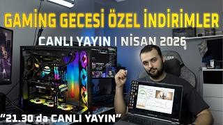 🟢GAMİNG GECESİ ÖZEL İNDİRİMLER 🟥CANLI YAYIN I 3 NİSAN 2026