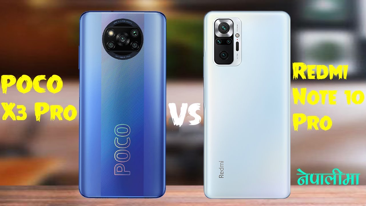 Poco X3 Pro Vs Redmi Note 10pro