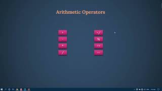 Chapter 4 02 Arithematic Operators