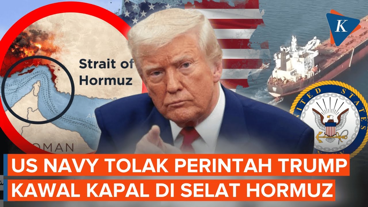 Ogah Risiko, Angkatan Laut AS Menolak Kawal Kapal di Selat Hormuz