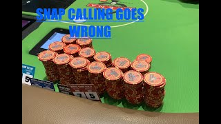 Snapped Call a Huge Pot ($ 2/3 Cash Game No Limit) Texas Holdem Poker Vlog #1