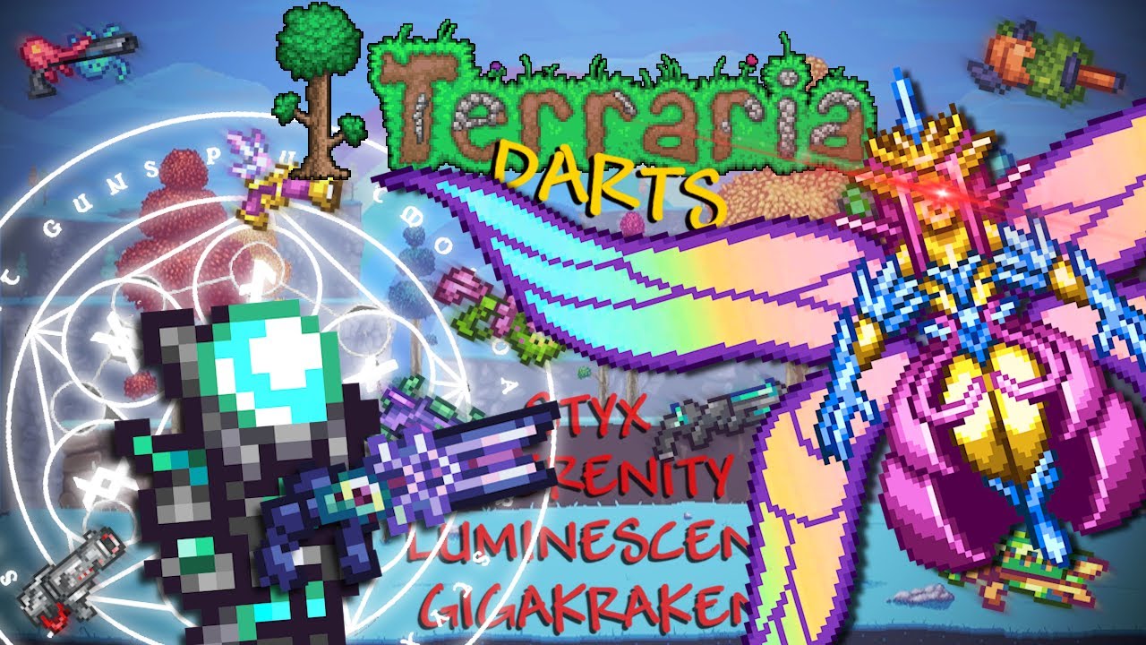 Can You Beat TERRARIA With MODDED DARTGUNS?