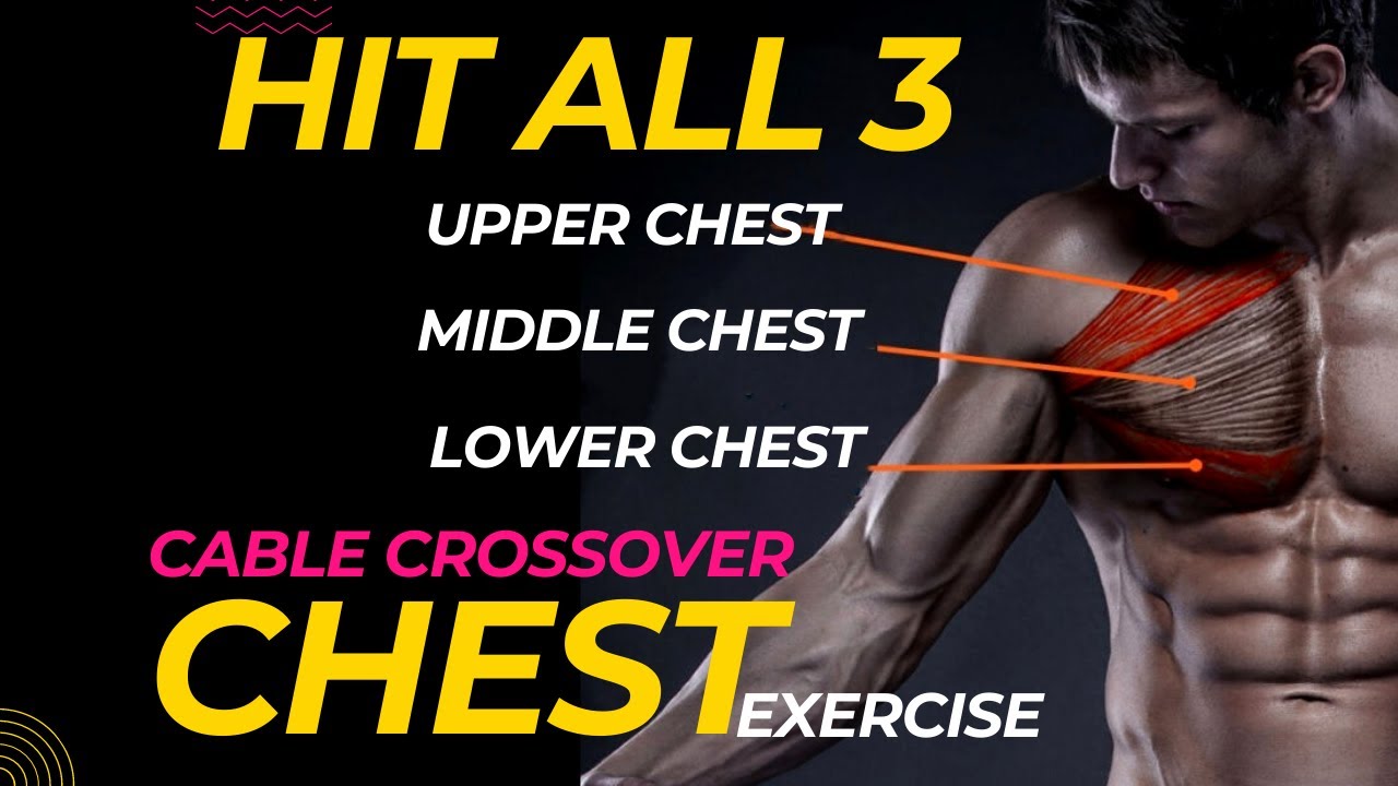 Top 3 Chest Exercises Cable Crossover Machine fitness YouTube