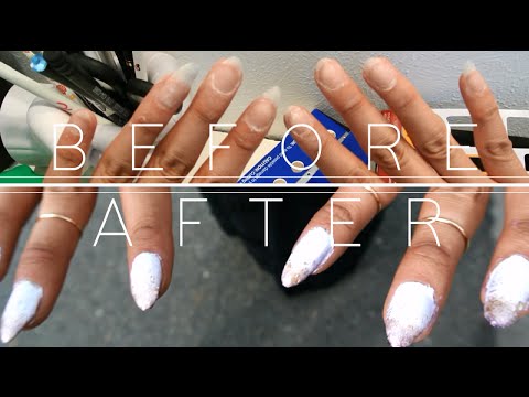 How to Fix Chipped/Uneven Nails (Super Easy) - YouTube