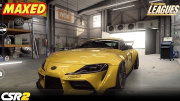 CSR2 PandeM V1 GR Supra | Shift Pattern and Tune for (7.09x Sec) | Maxed tune