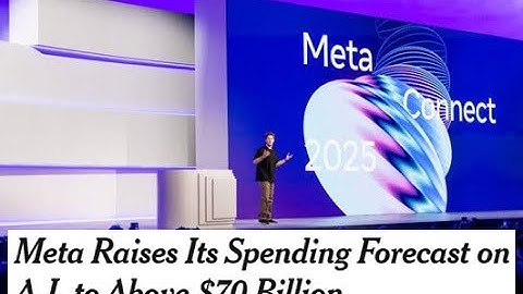 Meta verhoogt zijn uitgavenprognose voor AI tot boven de 70 miljard dollar