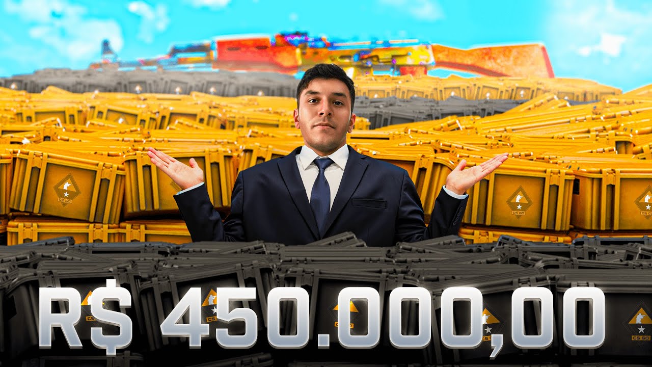 Ele Gastou R$450.000,00 em Caixas do CS2 Tentando Algo Impossível