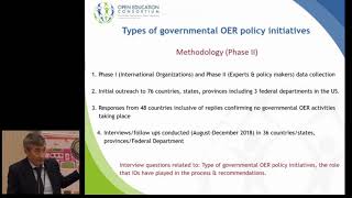 #OER19: Do governmental Open Educational Resources (OER) policies lead to sustainability ... [O-042]