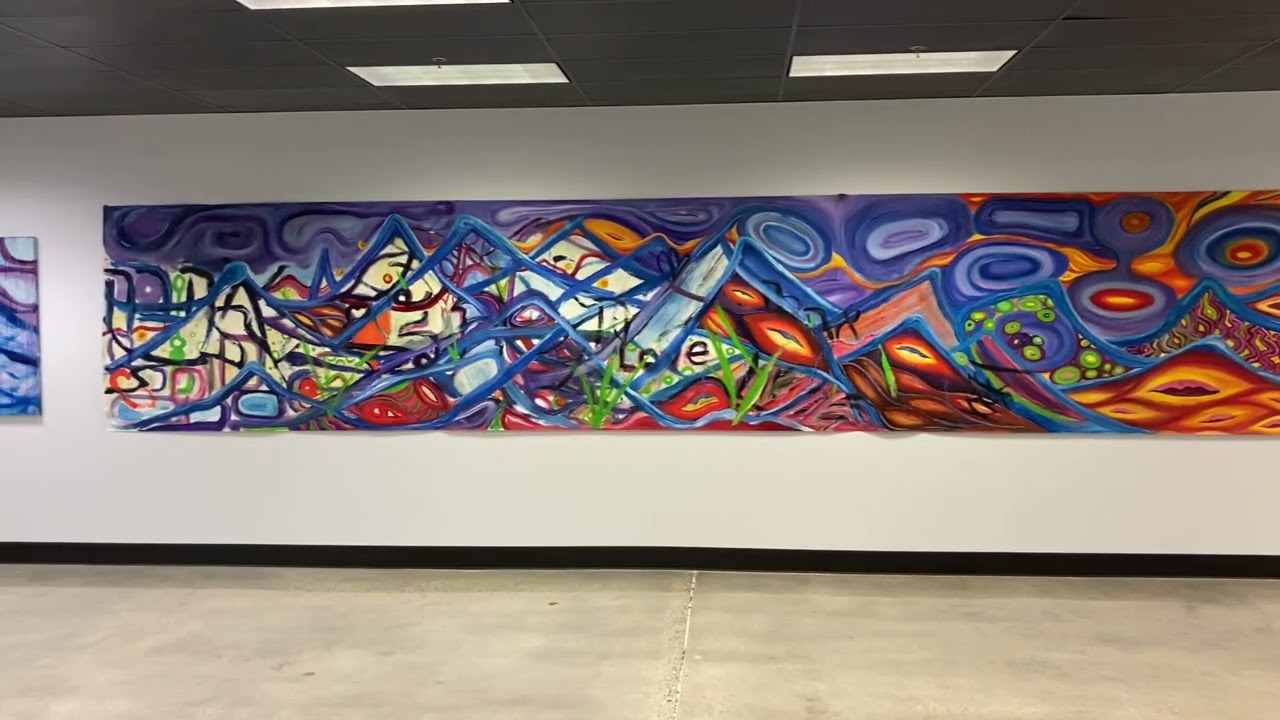 Evan Glassman contemporary art installation at Salt Lake Creative Chamber Fall 2023