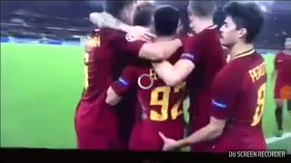 Perottinin  El shaarayw' ye Parmak attığı anlar (Roma 3-0 Chelsea)