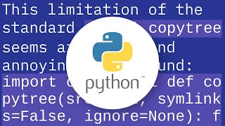 How do I copy an entire directory of files into an existing directory using Python?