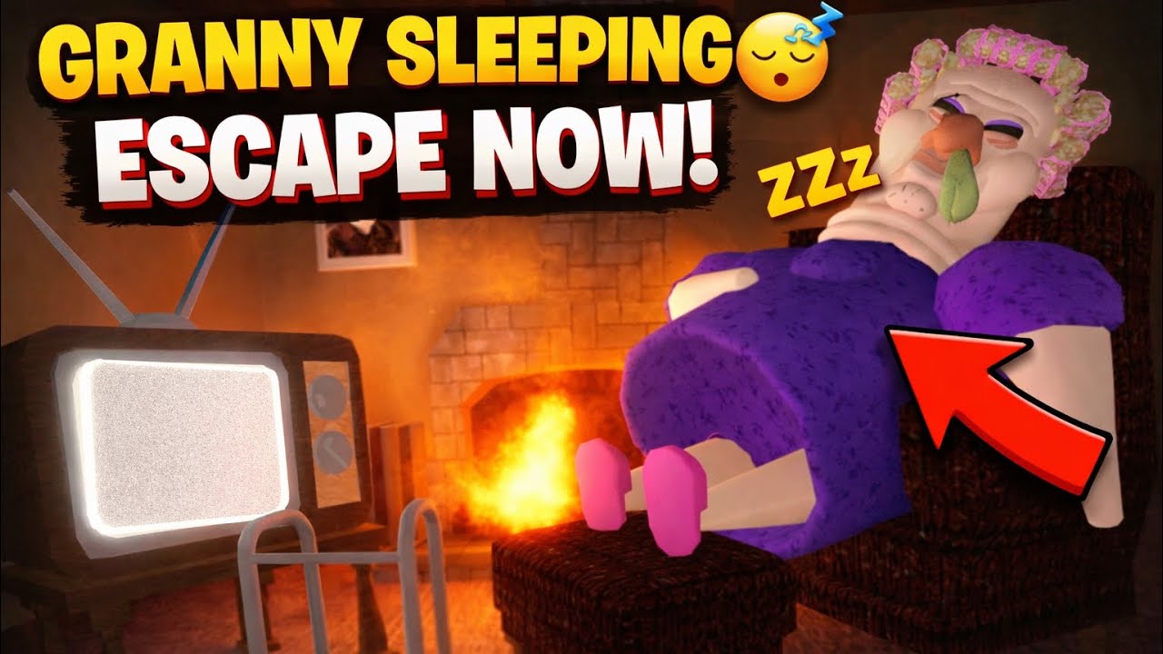 Granny Was Sleeping… So I Escaped! 😱🔥 | Roblox Granny